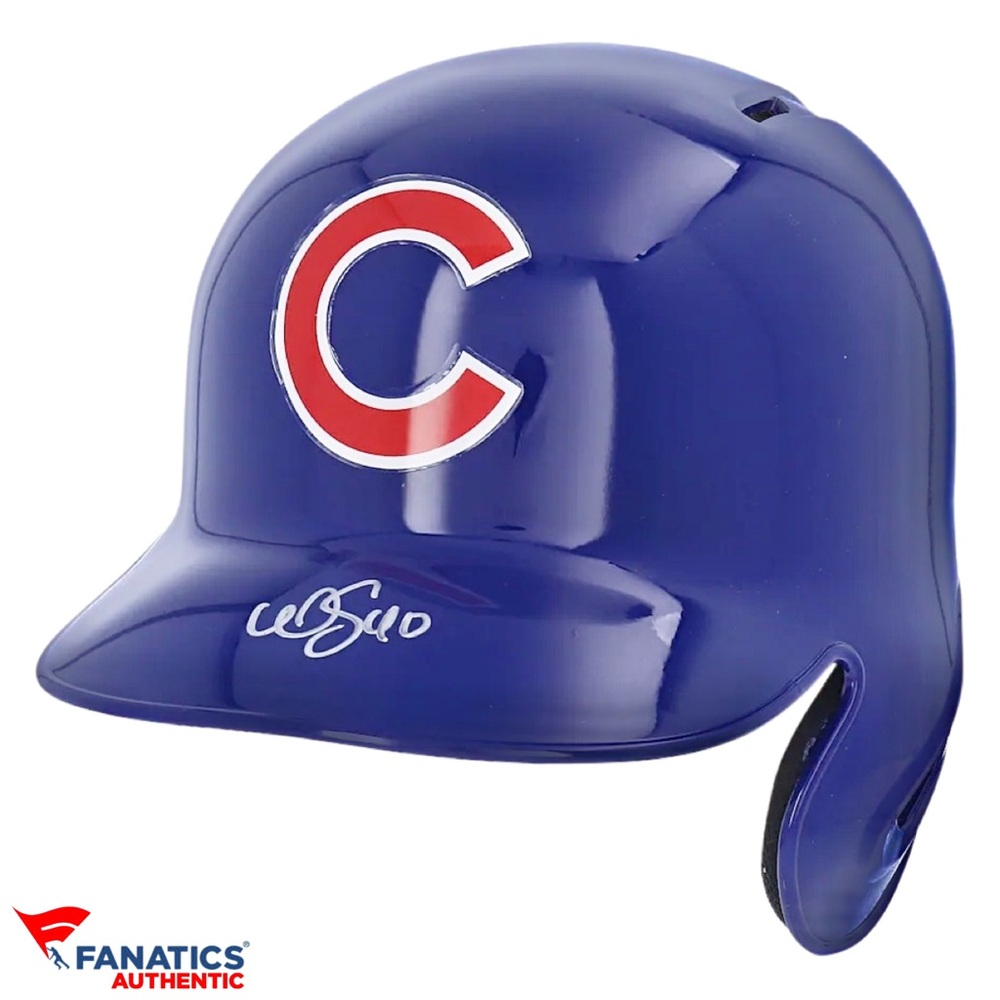 💥Willson Contreras💥 Chicago Cubs Signed Helmet 2016 World Series Autograph —MLB